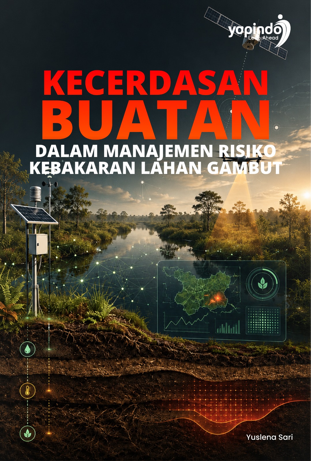Sampul Kecerdasan Buatan dalam Manajemen Risiko Kebakaran Lahan Gambut